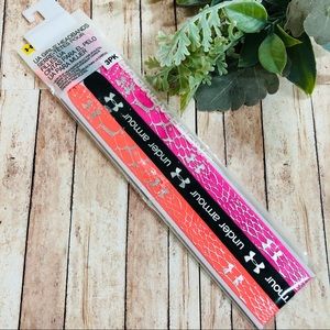 Under Armour Girls Headbands 3 Pk
